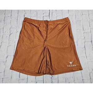 Texas Longhorns MENS SIZE L Shorts NCAA Red Oak Basketball Orange